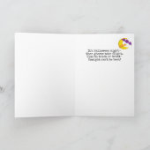 ブークルー1かわいいハロウィンカー子供へド カード (内部)