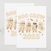 ブークルー かわいいおばけ ハロウィンパーティー 2026 招待状 (正面/裏面)