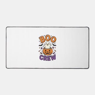 ブークルー かわいいお化けのかぼちゃ ハロウィンTシャツ デザイン デスクマット