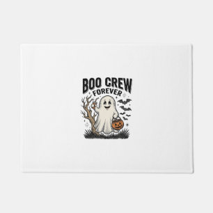 ブークルー フォーエバー ヴィンテージ ゴースト ハロウィン Tシャツ デザイン ドアマット