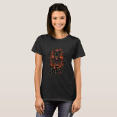 ブークルー 黒猫 ハロウィン ねこ 猫 アパレル スプーク Tシャツ (正面フル)