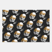 ブーグラススカル👓 ラッピングペーパーシート (正面)