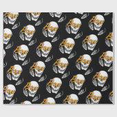ブーグラススカル👓 ラッピングペーパー (フラット)