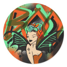 ブーグラフィティウィッチシール