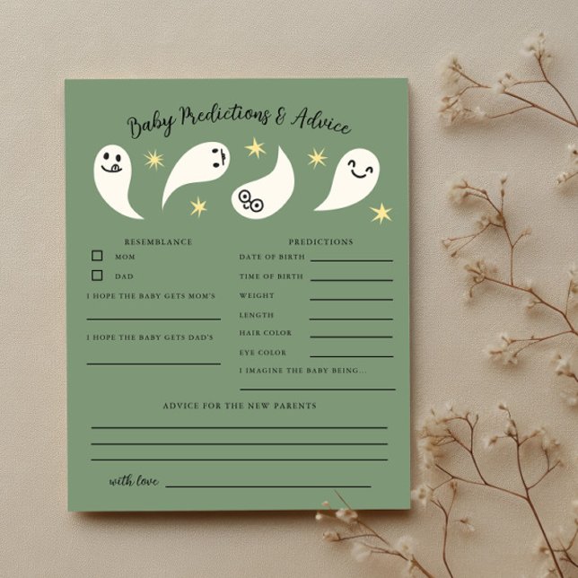 ブーグリーンベビーシャワーベビー予測とアドバイス (クリエイターアップロード済み)