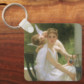 ブーグローによる天使の肖像、仕事の邪魔 キーホルダー (正面)