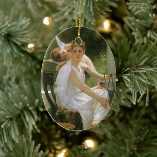 ブーグローによる天使の肖像、仕事の邪魔 セラミックオーナメント (ツリー)