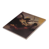 ブーグローによる天国に運ばれる魂 タイル (側面)