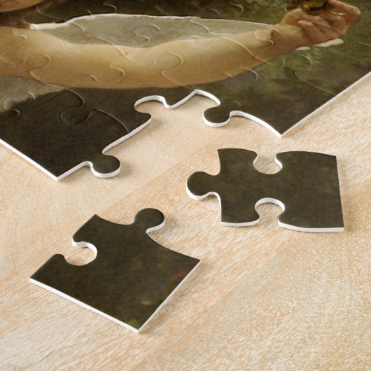 ブーグローによる「囚われの人」 ジグソーパズル (側面)