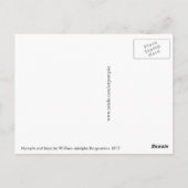 ブーグロー「ニンフとサティロス」 ポストカード (裏面)