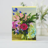 ブーケありがとうご注意 サンキューカード (スタンド正面)