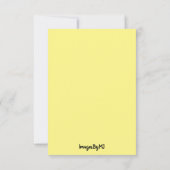 ブーケありがとうご注意 サンキューカード (裏面)