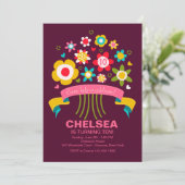 ブーケお洒落招待状 招待状 (スタンド正面)