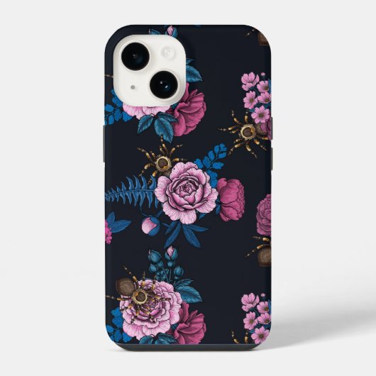 ブーケとタランチュラ2 iPhoneケース (裏面)