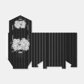 ブーケのスカルバラブラック&ホワイトパーティーの好意 フェイバーボックス (折り畳みなし)