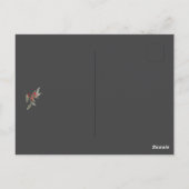 ブーケのバラメッセージカード ポストカード (裏面)