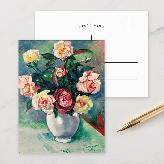 ブーケのバラ | アンリマンギン ポストカード