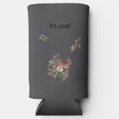 ブーケのバラ スリム缶クーラー (正面)