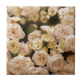 ブーケのバラ タイル
