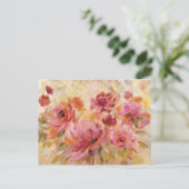 ブーケのバラ ポストカード (スタンド正面)