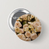 ブーケのバラ 缶バッジ (正面&裏面)