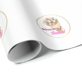 ブーケの業務ロゴ ステッカー ラッピングペーパー (ロールコーナー)