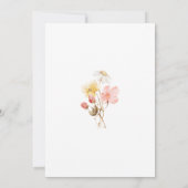 ブーケの花嫁 ブルームガーデンウェディング 招待状 (裏面)