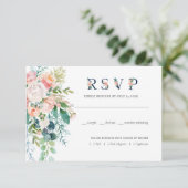 ブーケの花嫁RSVP 食事選択あり 出欠カード (スタンド正面)