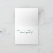 ブーケの誕生日ウィッシュ誕生日カード カード (内部)