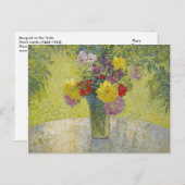 ブーケをテーブルに置くby Martin ポストカード (正面/裏面)