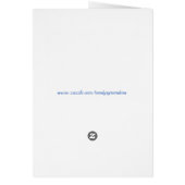 ブーケエレガントビクトリアン静止グリーティングカード (裏面)