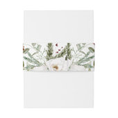 ブーケエレガントー |クリスマス結婚の休日 招待状ベリーバンド (裏面例)