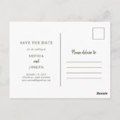 ブーケエレガントー |休日の日付を写真で保存 ポストカード (裏面)