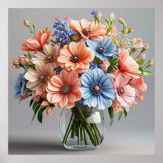 ブーケエレガント鮮やかー ポスター (正面)