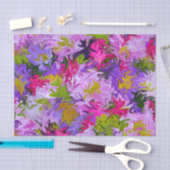 ブーケオブカラーズフローラ抽象芸術アートデザイン 薄葉紙 (クラフト)