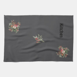 ブーケオブキッチンタオルバラ キッチンタオル