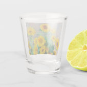 ブーケオブサンフラワーズクロードモネ ショットグラス (裏面)