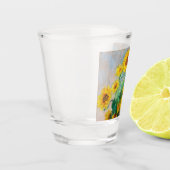 ブーケオブサンフラワーズクロードモネ ショットグラス (左)