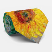 ブーケオブサンフラワーズクロードモネ ネクタイ (ロール)