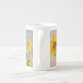 ブーケオブサンフラワーズクロードモネ ボーンチャイナマグカップ (裏面)