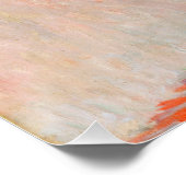 ブーケオブサンフラワーズクロードモネ ポスター (コーナー)