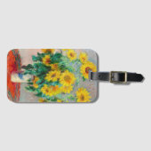 ブーケオブサンフラワーズクロードモネ ラゲッジタグ (正面横)