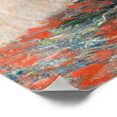 ブーケオブサンフラワーズバイクロードモネクラシック ポスター (角)