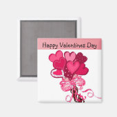 ブーケオブバレンタインハート マグネット (正面/裏面)