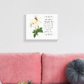 ブーケオブビューティフルホワイトローゼズキャンバス キャンバスプリント (インサイチュ (リビング))