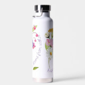 ブーケカラフルカスタムウォーターボトル ウォーターボトル (右面)