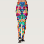 ブーケカラフルバラレギンス レギンス (裏面)