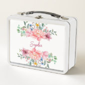 ブーケカラフルー メタルランチボックス (正面)