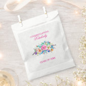 ブーケカラフル – 卒業式 フェイバーバッグ (クリップ留めされた状態)