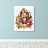 ブーケスカル キャンバスプリント (インサイチュ (ウッドフロア))